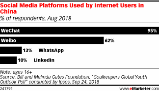 Social Media Platforms Used by Internet Users in China
